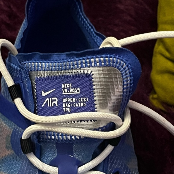 Nike air Vapormax mens running shoes blue and orange CJ5913-400 - Picture 3 of 4